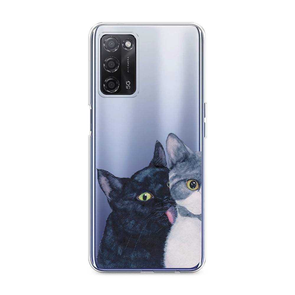 

Чехол Awog на Oppo A55 5G "Кошачья любовь", Разноцветный, 256250-1