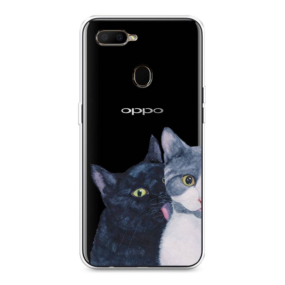 

Чехол Awog на Oppo A5s "Кошачья любовь", Разноцветный, 252350-1