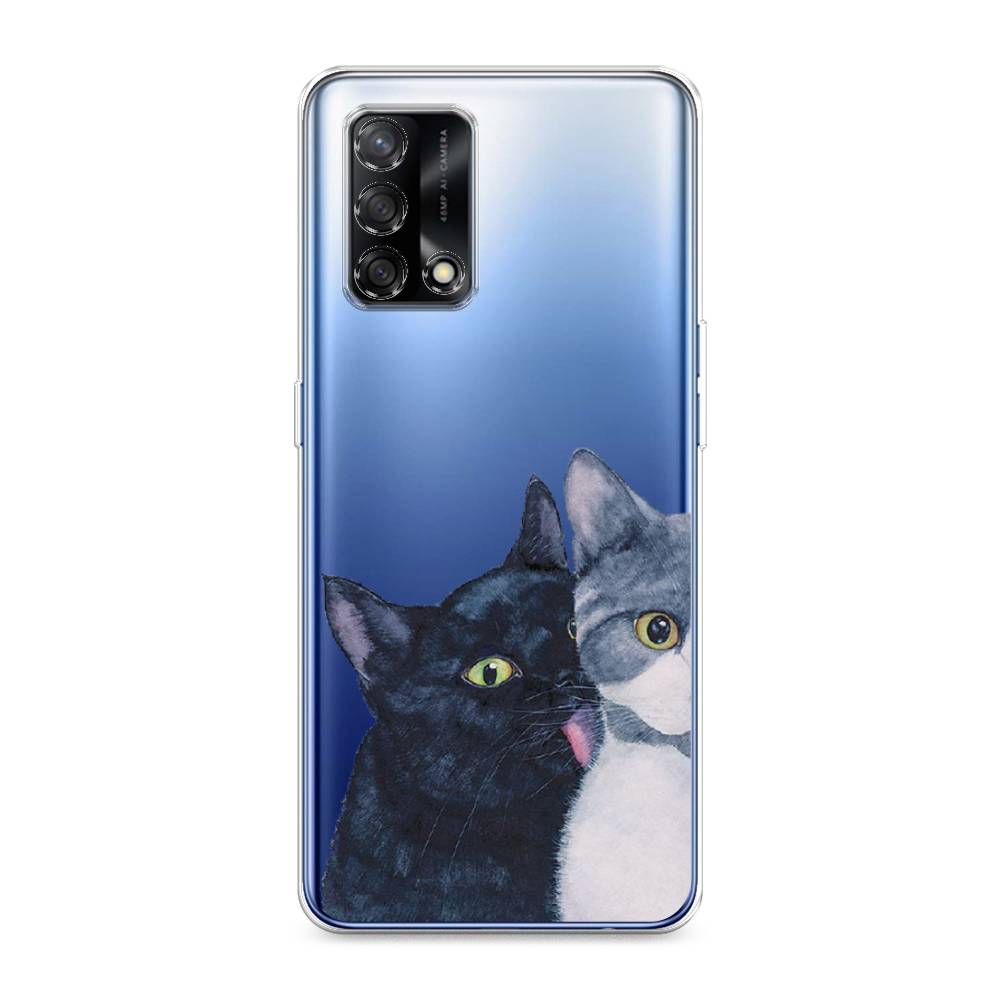 

Чехол Awog на OPPO A74 4G/F19 "Кошачья любовь", Разноцветный, 256050-1