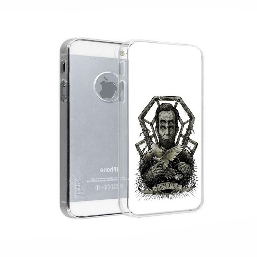 

Чехол MyPads Tocco для Apple iPhone 5 франклин абстракция, Прозрачный, Tocco