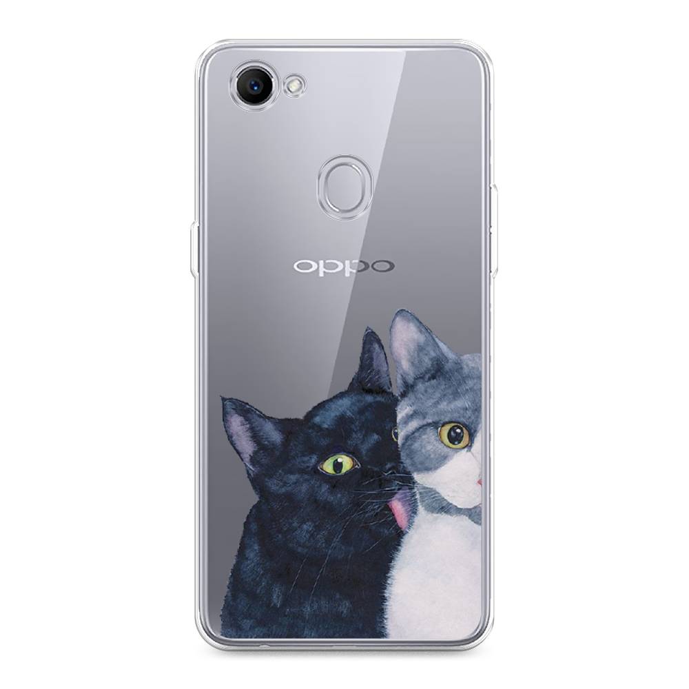 

Чехол Awog на Oppo F7 "Кошачья любовь", Разноцветный, 250350-1