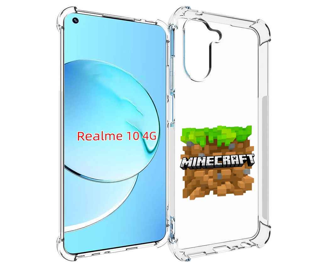 

Чехол MyPads Minecraft-2 для Realme 10, Прозрачный, Tocco