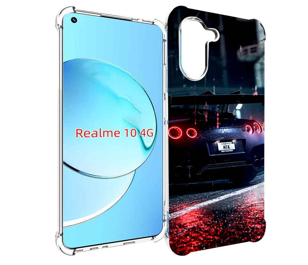 

Чехол MyPads Nissan Skyline для Realme 10, Прозрачный, Tocco