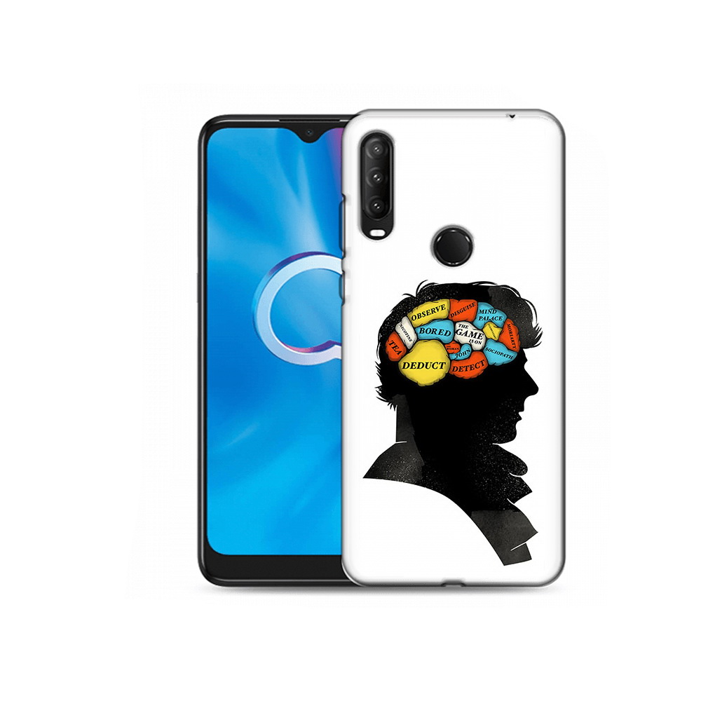

Чехол MyPads Tocco для Alcatel 1SE (2020) 5030D темный рисунок (PT152068.668.640), Прозрачный, Tocco