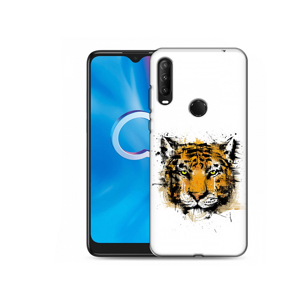 

Чехол MyPads Tocco для Alcatel 1SE (2020) 5030D тигруля (PT152068.668.643), Прозрачный, Tocco