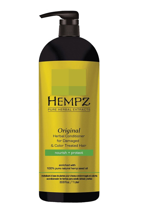 Кондиционер для волос Hempz Original Herbal Conditioner For Damaged & Color, 1 л несмываемый двухфазный кондиционер для блондированных обесцвеченых мелированных волос 076102 200 мл
