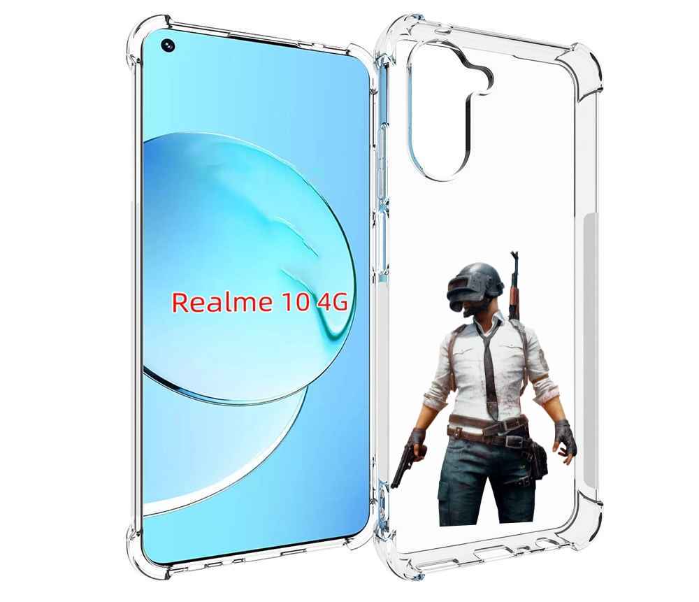 

Чехол Mypads Pubg-2 Для Realme 10, Прозрачный, Tocco