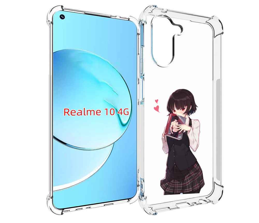 

Чехол Mypads Persona 5 - Makoto Niijima Для Realme 10, Прозрачный, Tocco