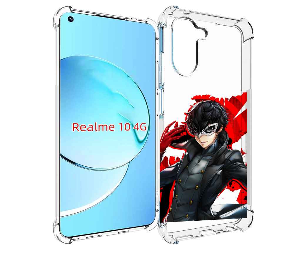 

Чехол Mypads Persona 5 Для Realme 10, Прозрачный, Tocco