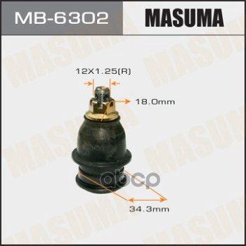 

MASUMA 'MB6302 Шаровая опора HONDA FIT, JAZZ 1.2-1.4 02-> 1шт