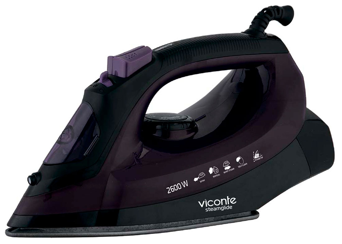 Утюг Viconte VC-4315 черный ломтерезка viconte vc 442 белая