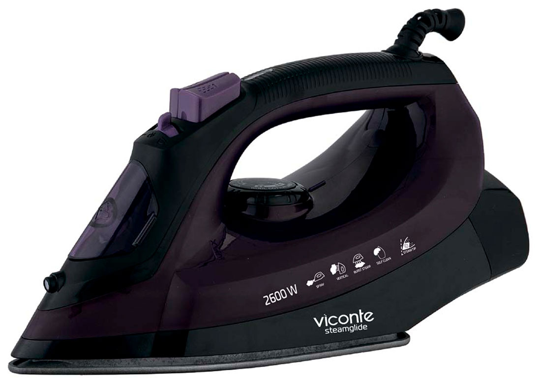 Утюг Viconte VC-4315 черный утюг viconte vc 4309 белый красный