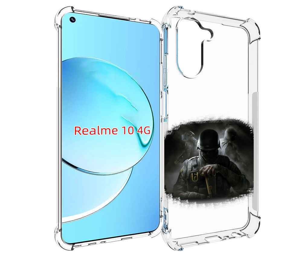 

Чехол Mypads Rainbow Six Siege Для Realme 10, Прозрачный, Tocco