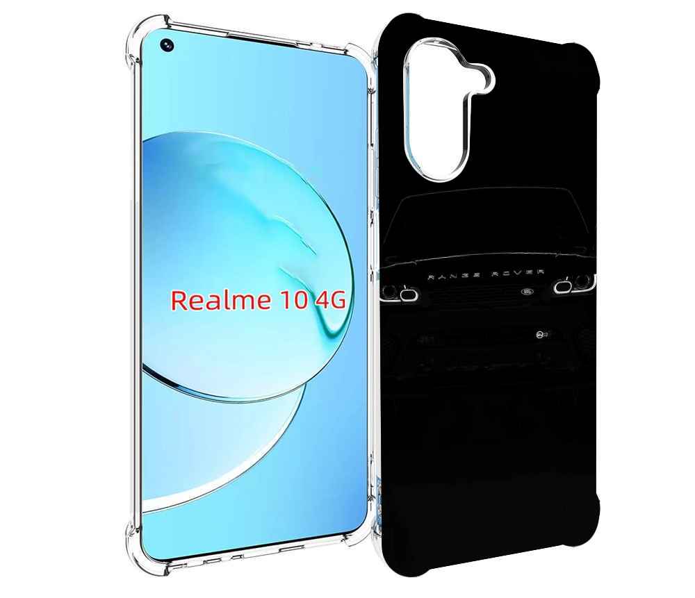 

Чехол Mypads Range-Rover Для Realme 10, Прозрачный, Tocco