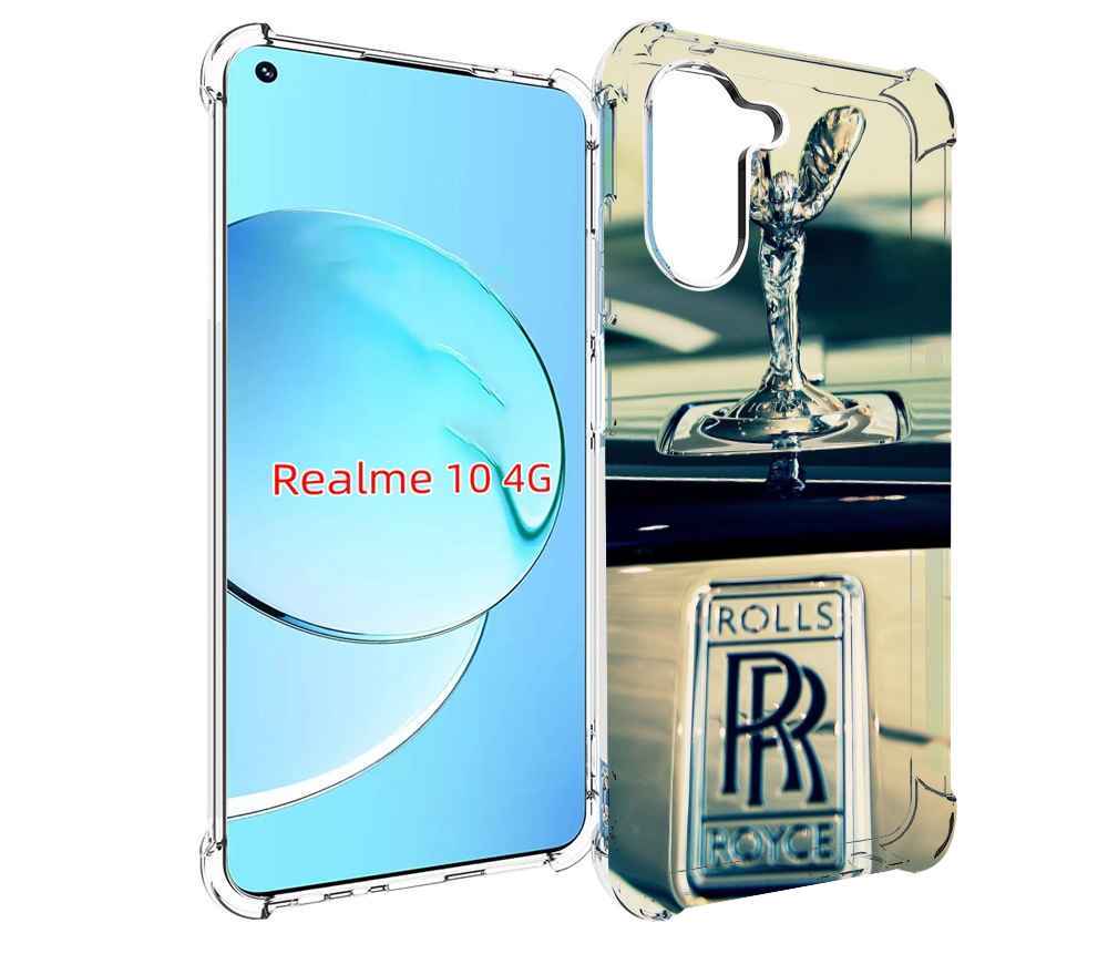 

Чехол Mypads Rolls Royce 1 Для Realme 10, Прозрачный, Tocco