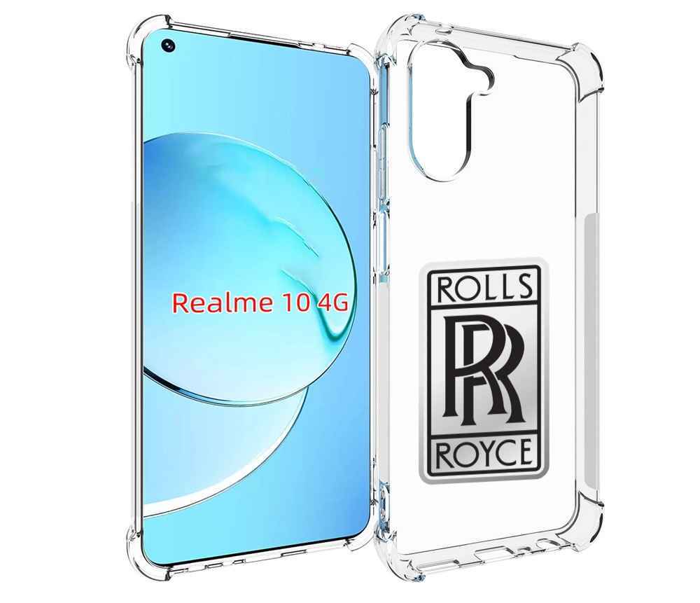 

Чехол Mypads Rolls-Royce Мужской Для Realme 10, Прозрачный, Tocco