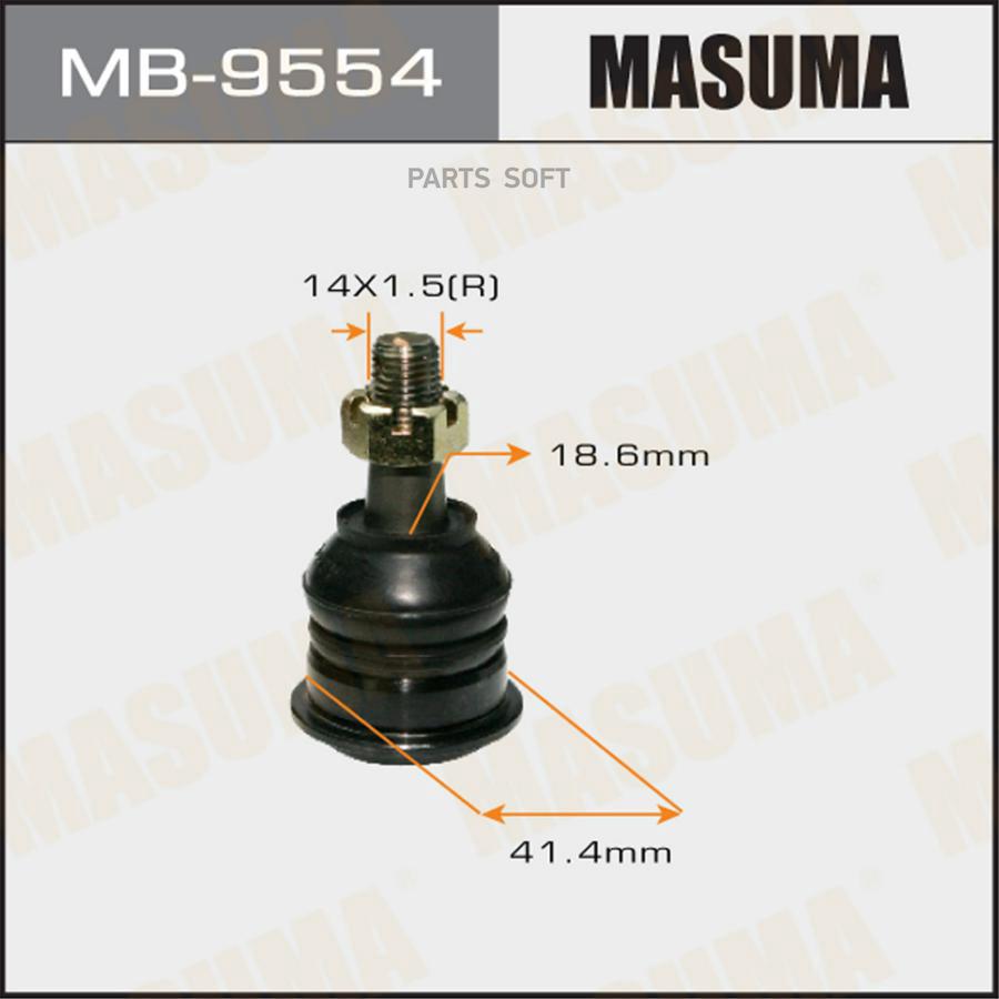 

MASUMA 'MB9554 Шаровая опора MASUMA rear up PRESAGE/ U30 4WD (1/48) 1шт