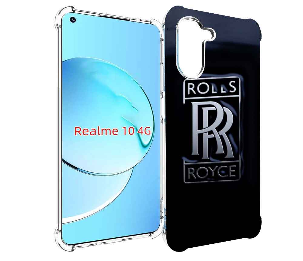 

Чехол Mypads Rolls-Royce 3 Мужской Для Realme 10, Прозрачный, Tocco