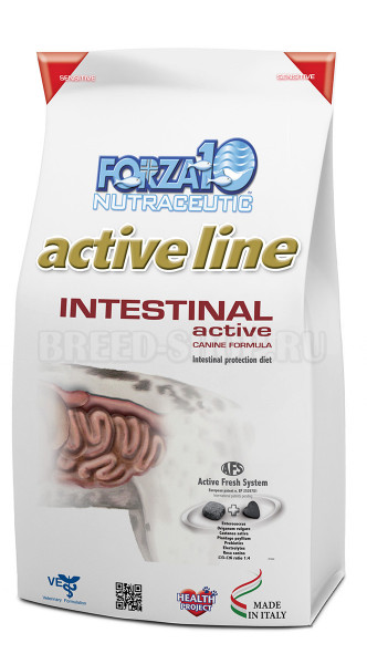 фото Сухой корм для собак forza10 active line intestinal, рыба, 10кг