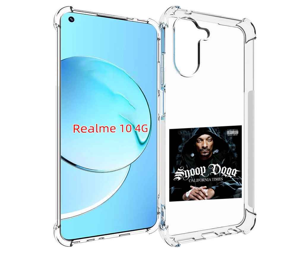 

Чехол Mypads Snoop Dogg California Times Для Realme 10, Прозрачный, Tocco