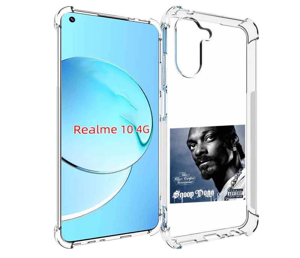 

Чехол Mypads Snoop Dogg Tha Blue Carpet Treatment Для Realme 10, Прозрачный, Tocco
