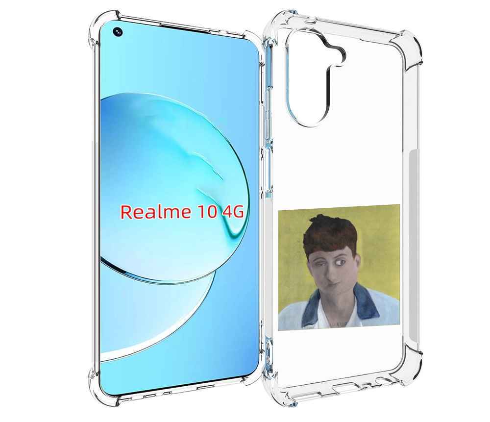 

Чехол Mypads Stay Ugly Boulevard Depo Для Realme 10, Прозрачный, Tocco