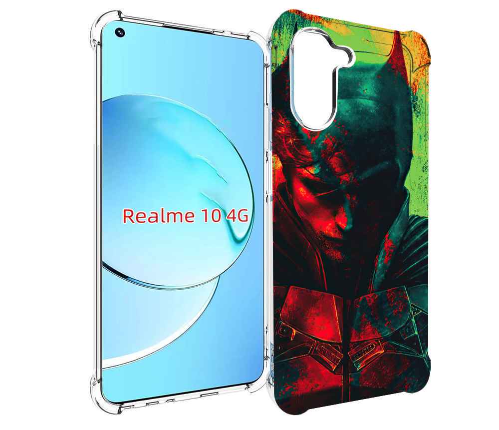 

Чехол Mypads The Batman Для Realme 10, Прозрачный, Tocco