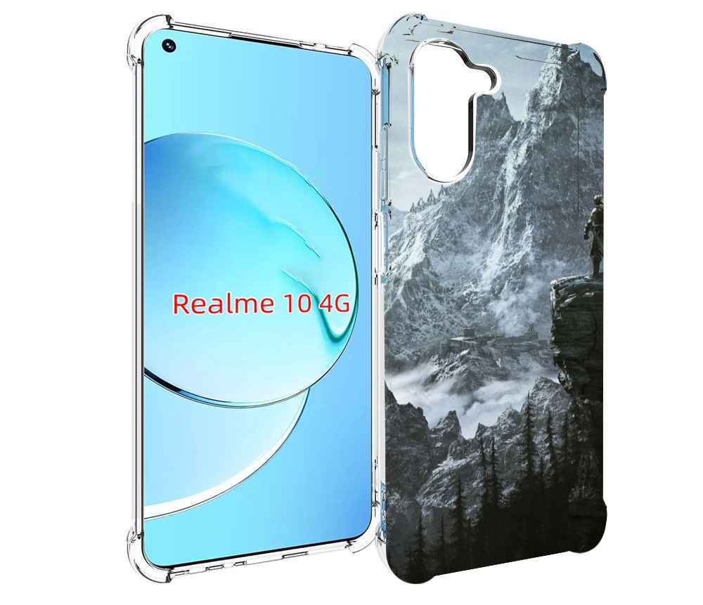 

Чехол Mypads The Elder Scrolls V Skyrim Для Realme 10, Прозрачный, Tocco