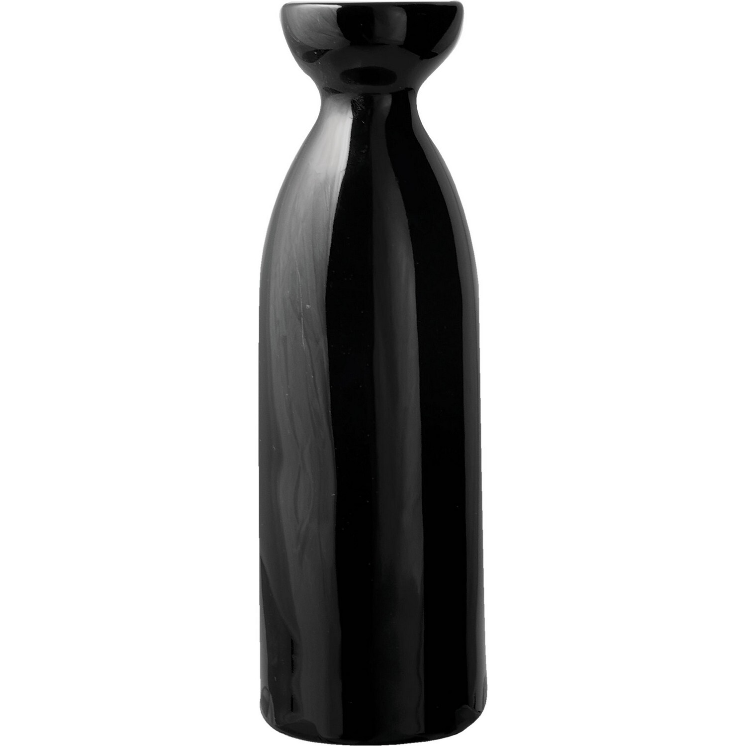 Бутылка для саке Kunstwerk 220мл 60х60х170мм фарфор черный