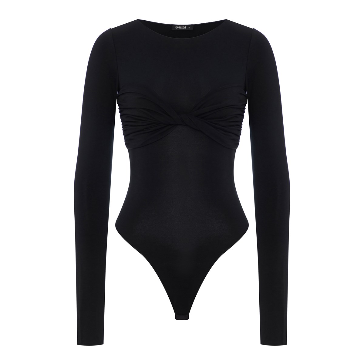

Боди женское EMBODY 37784 черное S, Черный, 37784