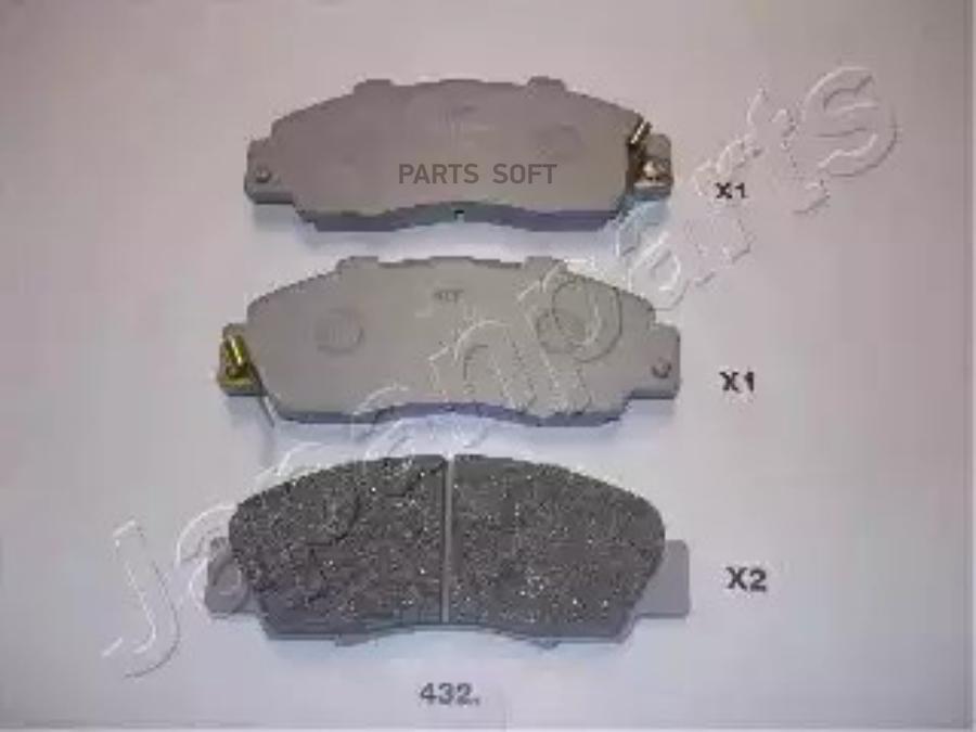 

Тормозные колодки Japanparts передние PA-432AF