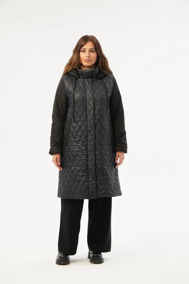 

Пальто женское ZARA 3046040 синее 2XS (доставка из-за рубежа), Черный, 28-3019-870