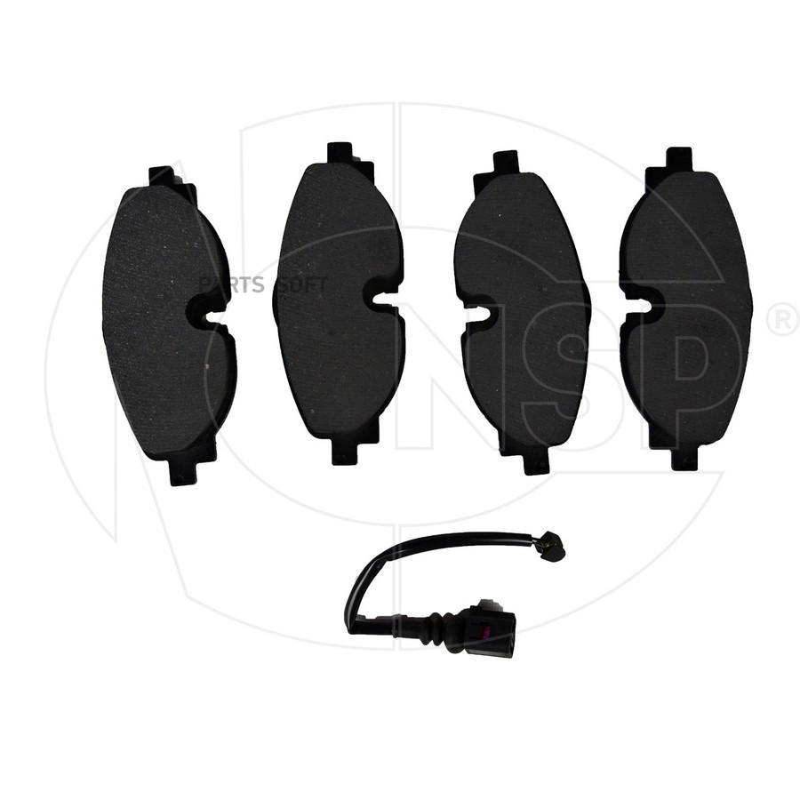 

Колодки тормозные передние SKODA Octavia NSP NSP088V0698151