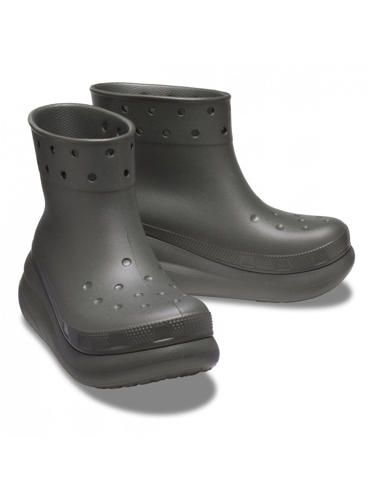 Резиновые полусапоги унисекс Crocs Classic Crush Boot 207946 зеленые 5 US зеленый