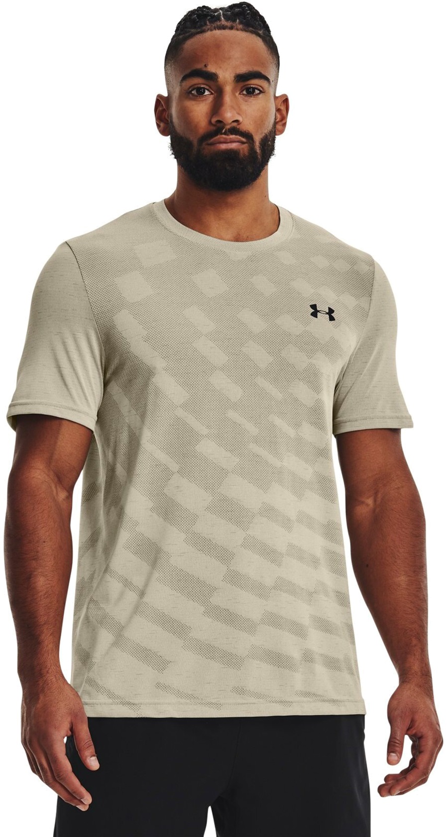 

Футболка мужская Under Armour 1370448-279 бежевая LG, 1370448-279