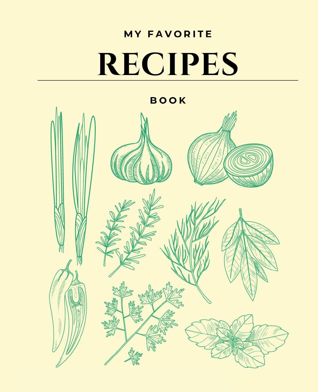 

MY FAVORITE RECIPES BOOK
