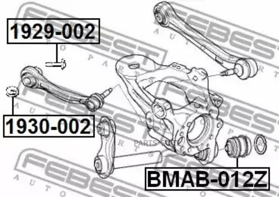 

FEBECT 1930002 1930-002_шайба с эксцентриком! \ BMW E60/E61 03-10