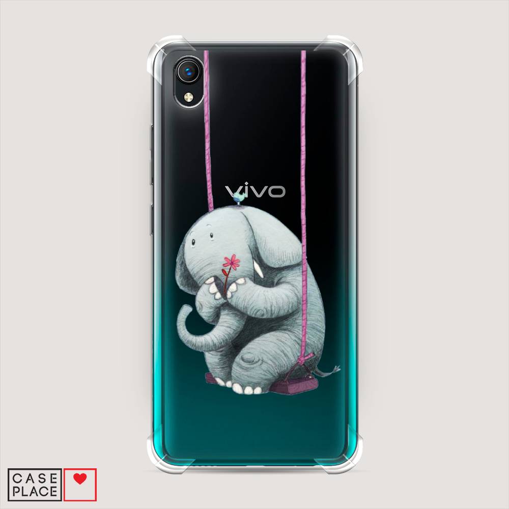 

Чехол Awog на Vivo Y91c/Y1s "Грустный слоник", Разноцветный, 263251-1
