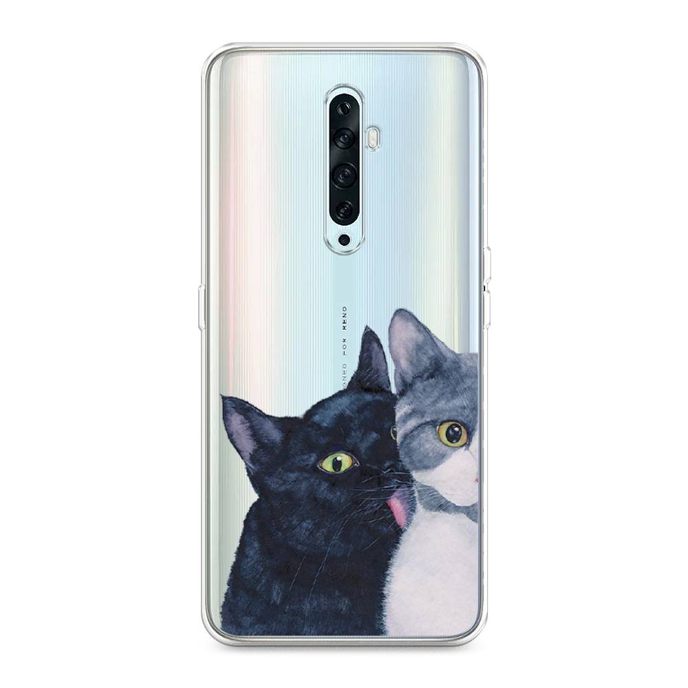 

Чехол Awog на Oppo Reno 2Z "Кошачья любовь", Разноцветный, 251850-1