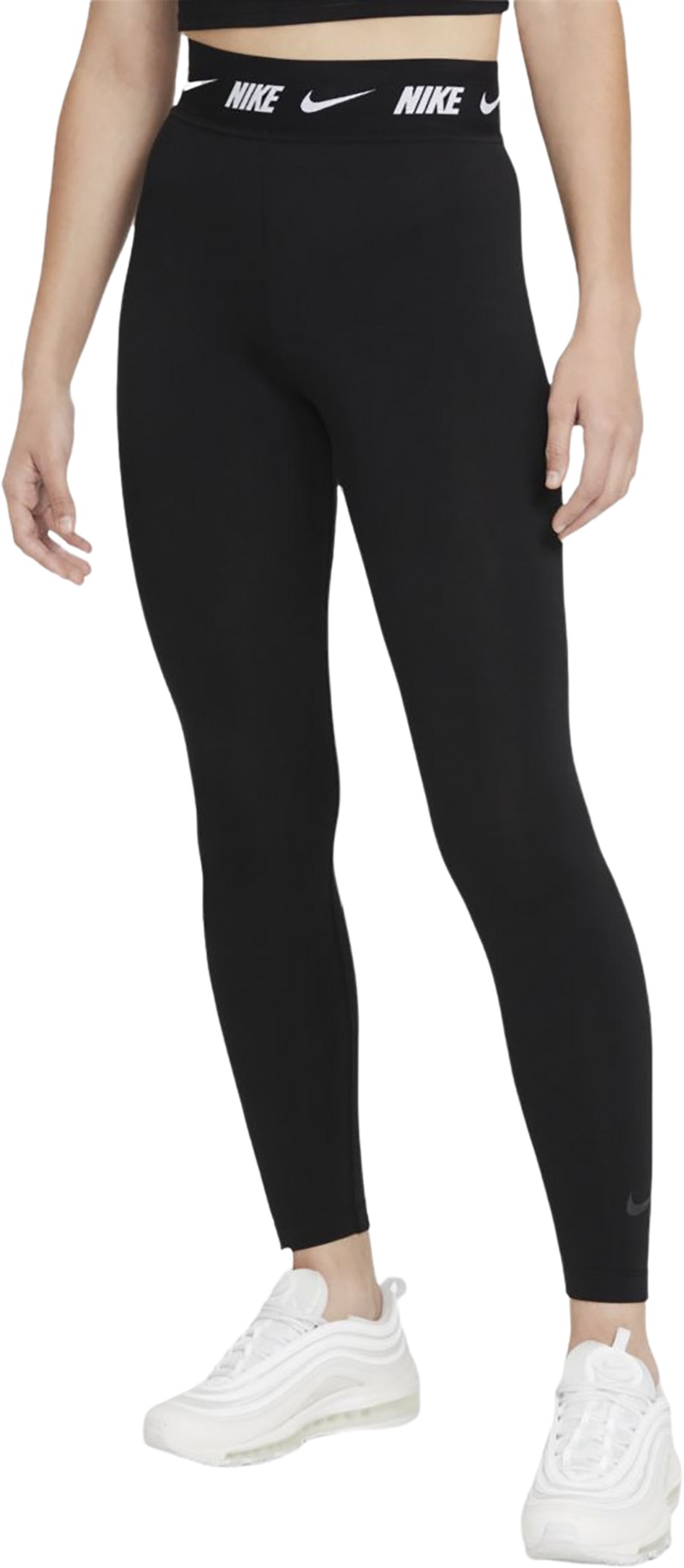 

Леггинсы женские Nike DM4651-010 черные S, Черный, DM4651-010