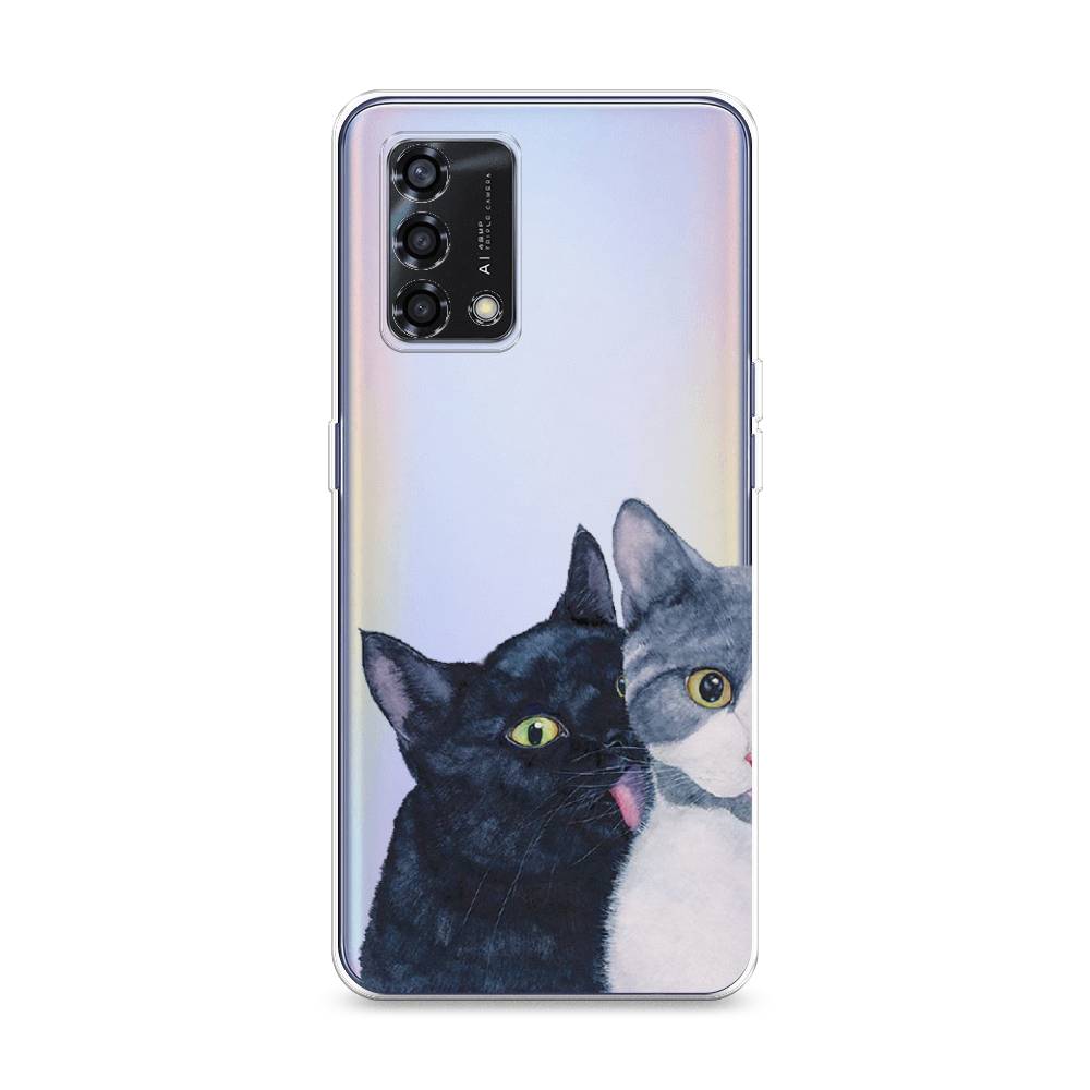 

Чехол Awog на Oppo Reno 6 Lite "Кошачья любовь", Разноцветный, 259550-1