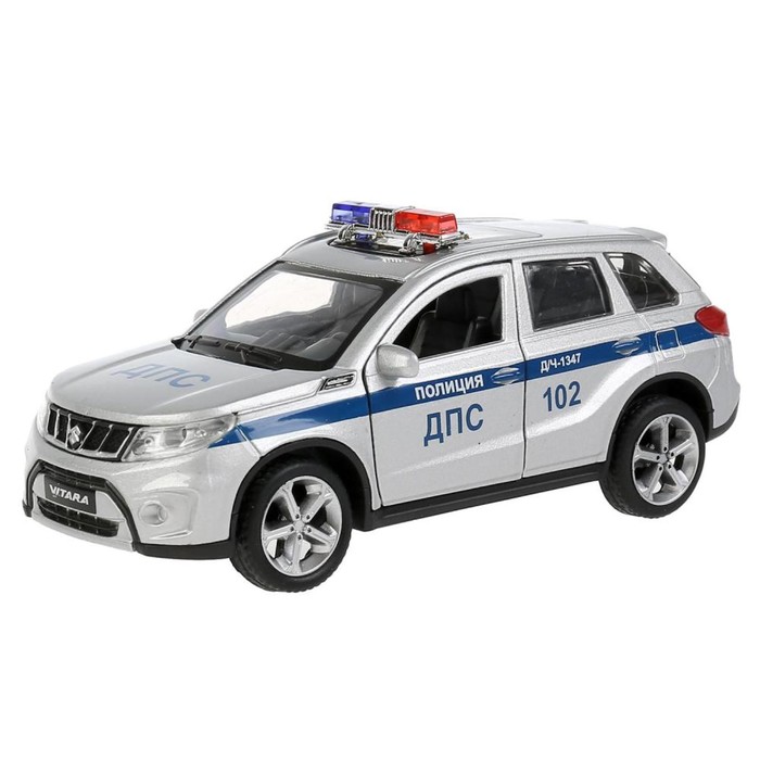 

Машина металлическая «Suzuki Vitara полиция», 12 см, открываются двери и багажник, цвет се