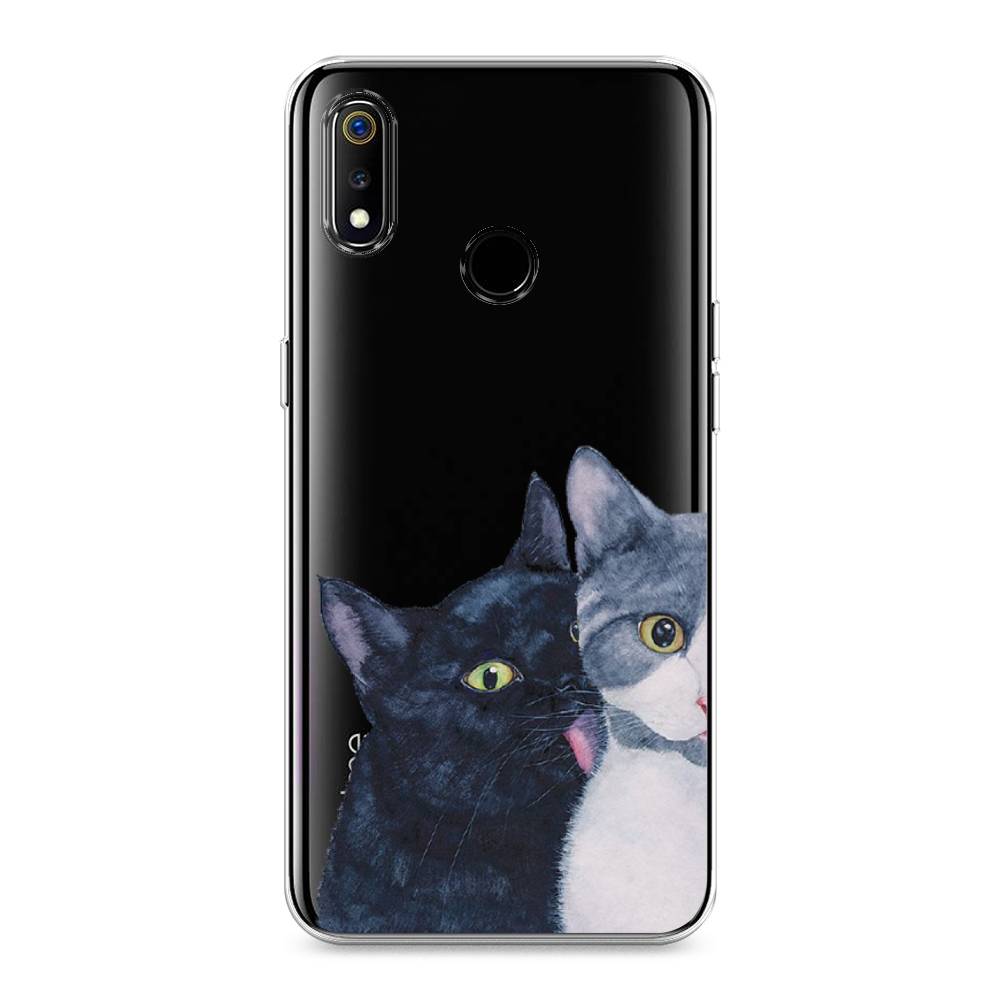 

Чехол Awog на Realme 3 "Кошачья любовь", Разноцветный, 251050-1