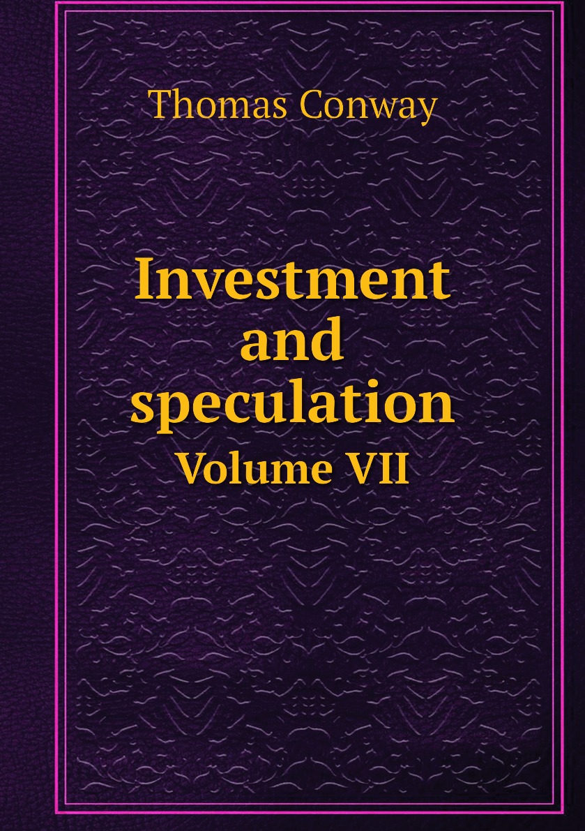 

Investment and speculation