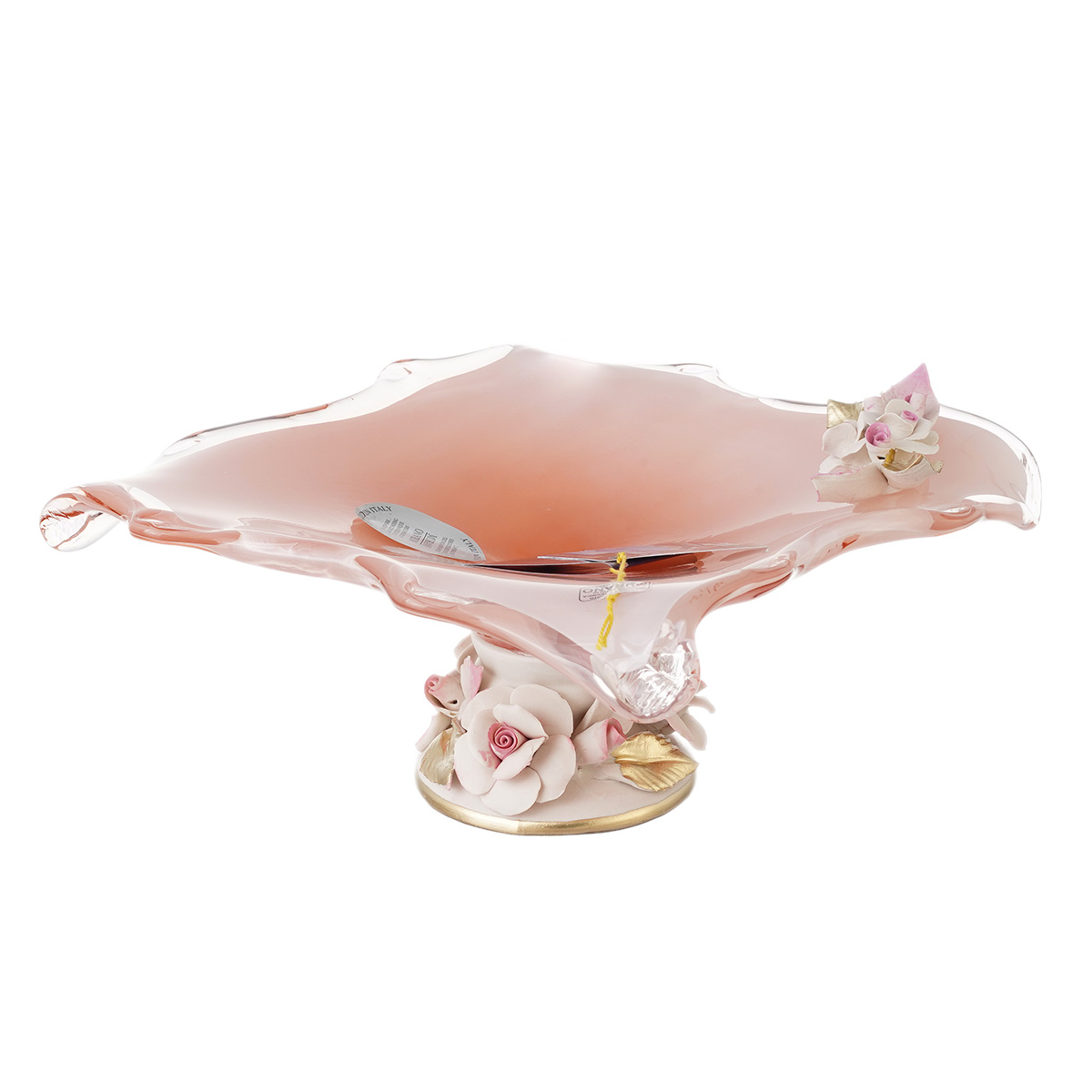

Фруктовница White Cristal Розовый кварц