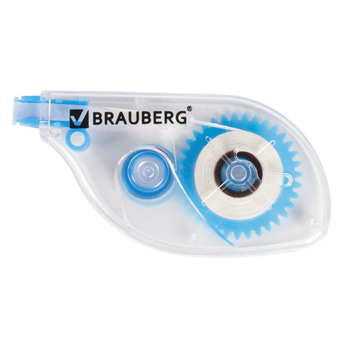 

Корректирующая лента Brauberg, 5 мм х 6 м, в блистере, 221685, 12 шт, Белый