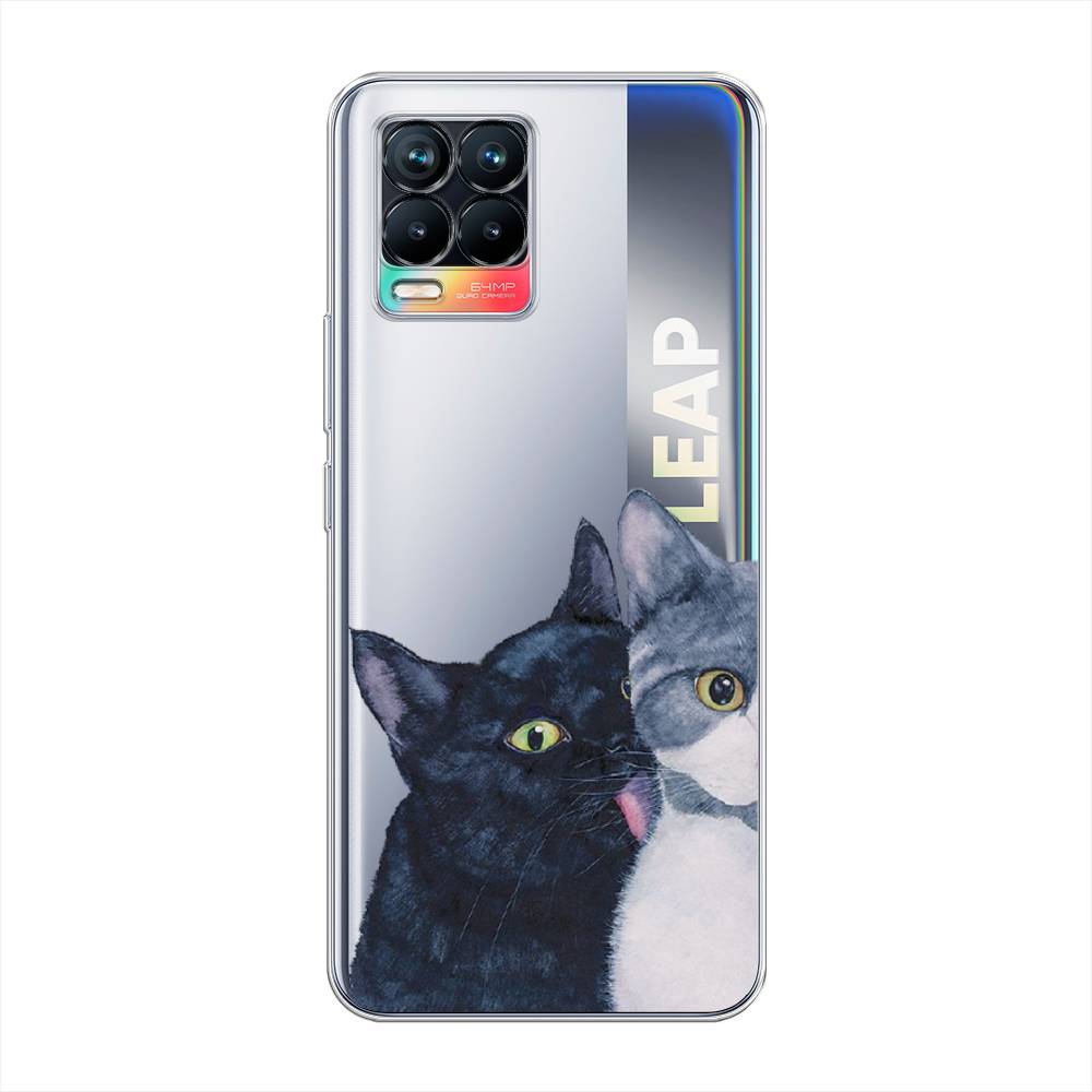 

Чехол Awog на Realme 8/8 Pro "Кошачья любовь", Разноцветный, 255450-1
