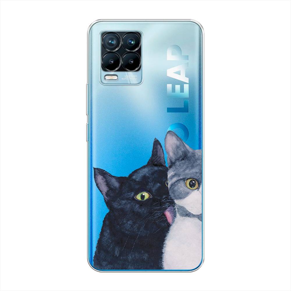 

Чехол Awog на Realme 8/8 Pro "Кошачья любовь", Разноцветный, 255550-1