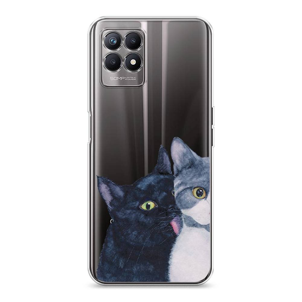 

Чехол Awog на Realme 8i "Кошачья любовь", Разноцветный, 257350-1