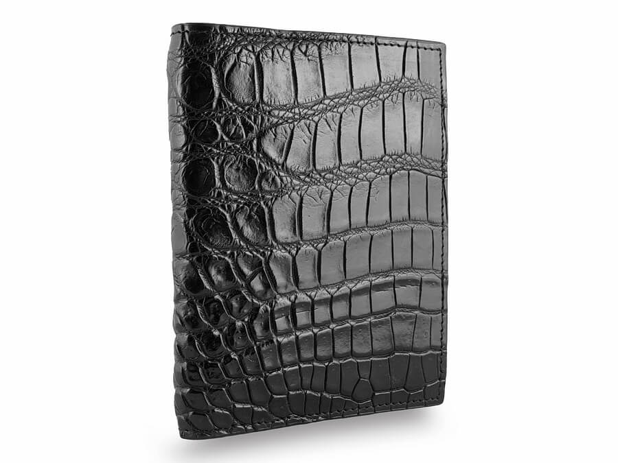 

Обложка для паспорта унисекс Exotic Leather kk-545 черная, Черный, kk-545